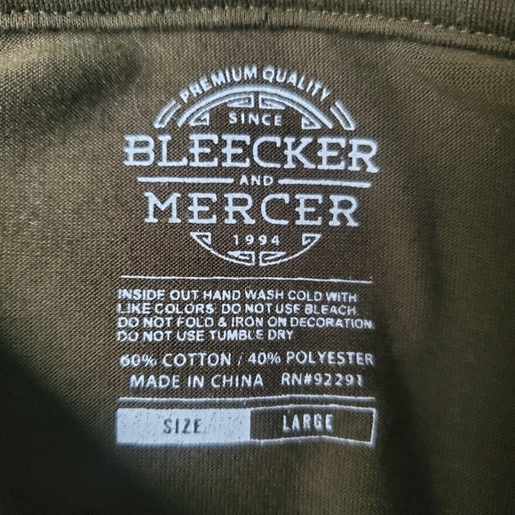 Bleecker and Mercer Green Patchwork T-shirt Size Large - Picture 10 of 10